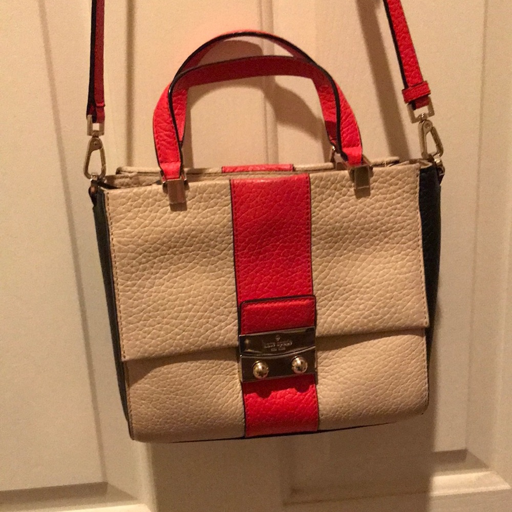 Tri-color Kate Spade purse